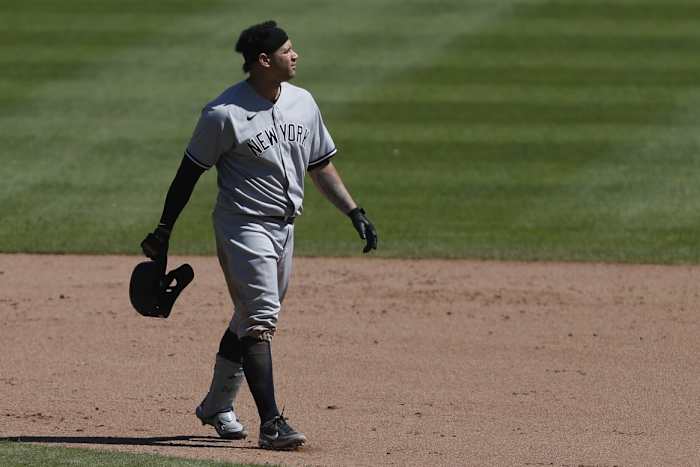 Yankees catcher Gary Sanchez